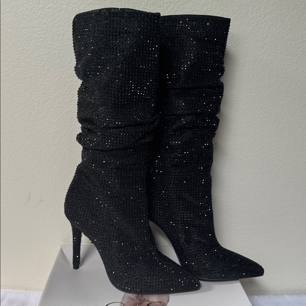 Jessica Simpson Black Heeled Boots